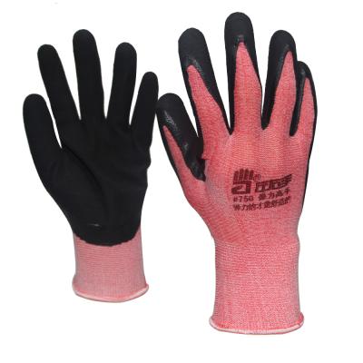 China Construction China Black Cotton Gloves White Latex Gloves Work Mechanic Safety Gloves for sale