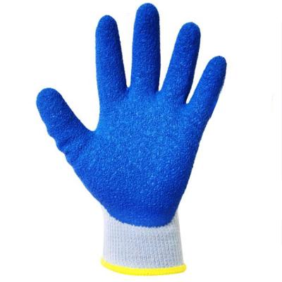 China Wholesale Custom Latex Construction Nitrile Gloves Blue Gardening Gloves Factory for sale