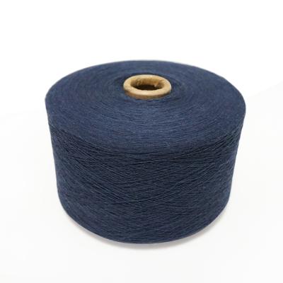 China Recycled Hot Selling Volume Customized Count Navy Polyester Cotton Yarns Knitting Blended Yarn for sale