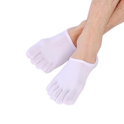 China Factory Wholesale Supply Breathable Cotton Ankle Stocking Cut Five Finger Athletic Toe Socks for sale