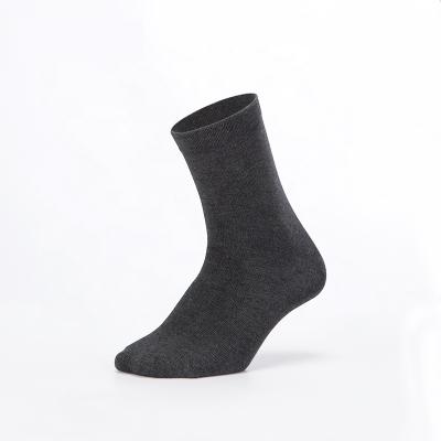 China SANSHOU Breathable Manufacturers Supply Mens Casual Socks Solid Color Socks Cotton Crew Socks for sale