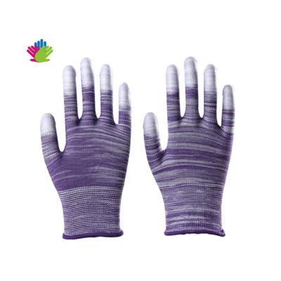 China Antistatci Industrial Nylon Palm Carbon Fiber ESD Coated Finger Coated Static Discharge Glove for sale