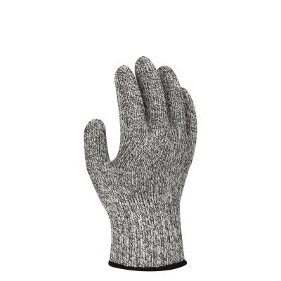 China Level 5 Industrial High Quality Soft Nitriles Elasticity Palm Coated HPPE Cut Resistant Work Gloves Construction for sale