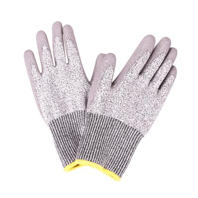 China SANSHOU Industrial Anti Cut Level 5 HPPE Liner Foam Nitrile Coated Cut Resistant Gloves for sale