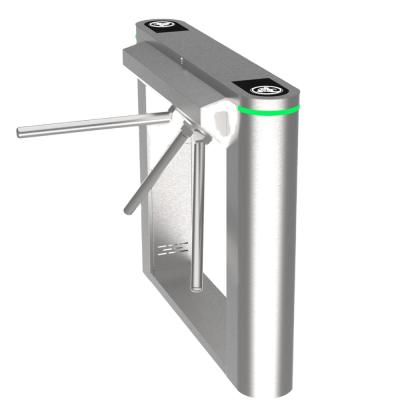 China Manufacturer Built-in Rfid Barrier Turbo Siren and Face Recognition Design Bidirectional Turnstile Tripod Axian for sale