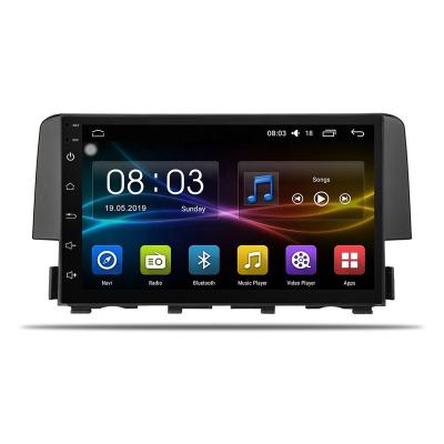 China Android 9.0 SDK Car Radio GPS Navigation DVD Player Stereo Multimedia System For Honda Civic 2016 2017 2018 2019 for sale