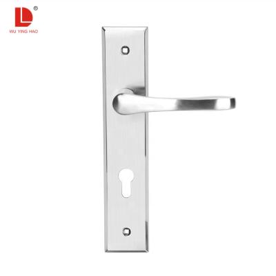 China WUYINGHAO Modern High Quality Stainless Steel Door Handle Wooden Lock for sale