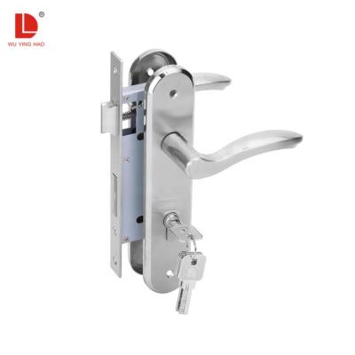 China WUYINGHAO modern stainless steel door locks and handles china door locks handle with body for sale