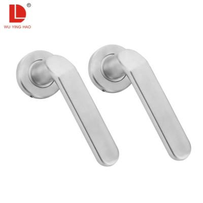 China Modern High Quality WUYINGHAO LDL 304 Stainless Steel Wooden Door Handle Lock for sale