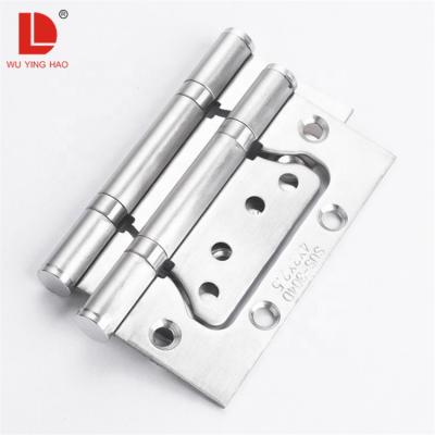 China Modern WUYINGHAO 4*3*3 Stainless Steel Bit Locking Hinges Cheap Wooden Door Hinge for sale