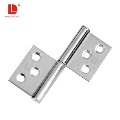 China WUYINGHAO Modern Stainless Steel Flag Detachable Door Hinge For Interior Wooden Door for sale