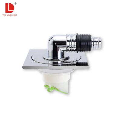 China Durable WUYINGHAO Easy To Clean Polished Square Stainless Steel Floor Drain for sale