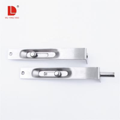 China WUYINGHAO Modern Stainless Steel Push Pull Surface Mounted Door Flush Bolt for sale