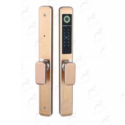 China Link device security and anti-theft glass electronic smart door lock for sale