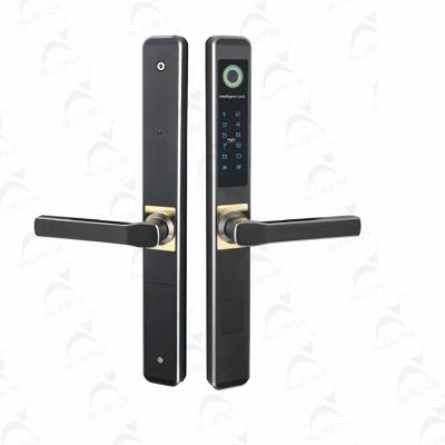 China Electric Sliding Link Device Finger Fingerprint Door Smart Lock for sale