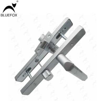 China High Quality Double Sided Link Device Latch 2.5cm Aluminum Alloy Sliding Security Lever Locks Front Entry Handle for sale