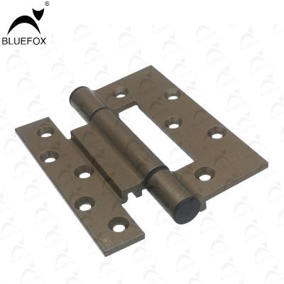 China Dark Brown Pentagon Door Hinge Modern Durable Fabric Window Hinge Hydraulic Door Hinges for sale