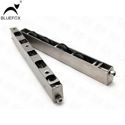 China High Quality / Easy Installation 6U Large Four Wheel Groove Plus Heavy Duty Stainless Steel Window Sliding Door Roller for sale