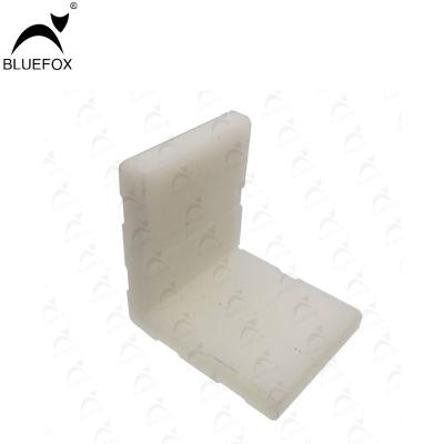 China Modern BLUE FOX 7.6*39 White ABS Fixed Code Plastic Corner Corner Brace for sale