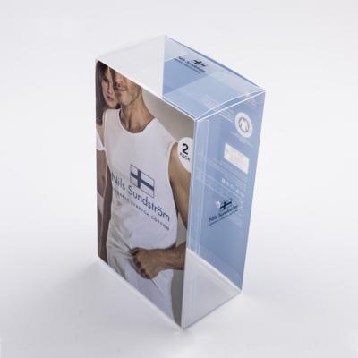 China Recyclable Plastic PP Box Cholyn For Underwear , Mens PP Underwear Packaging Boxes for sale