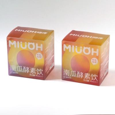 China Recycled Materials Xilong PET Colorful Plastic Folding Box For Beverage for sale