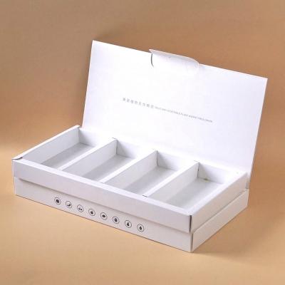 China High Quality Disposable Custom Printing Paper Box With 4 Compartment Holder Insert For Beverage for sale