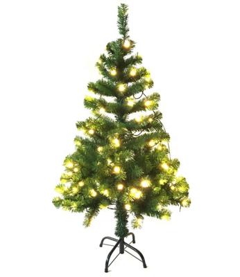 China With Warm White Led Lights Navidad Cheap Indoor PVC PE PET Christmas Tree Lighting Artificial Christmas Decoration for sale