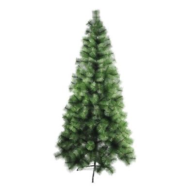 China Popualr 2ft-10ft Single Needle Pine Green Artificial Green Christmas Tree For Christmas Indoor Decoration for sale