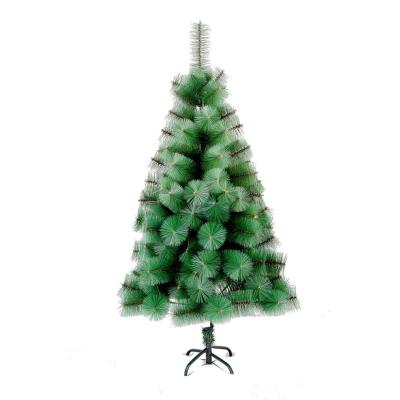 China 6ft Simple Green Bestselling Outdoor Metal Christmas Needle Artificial Pine Trees for sale