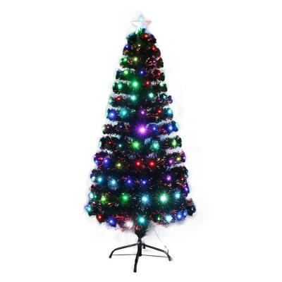 China Mini To Giant Led Flashing Glow Colorful Led Flashing Lights Fiber Optic Tree Factory Purchase Christmas Tree for sale