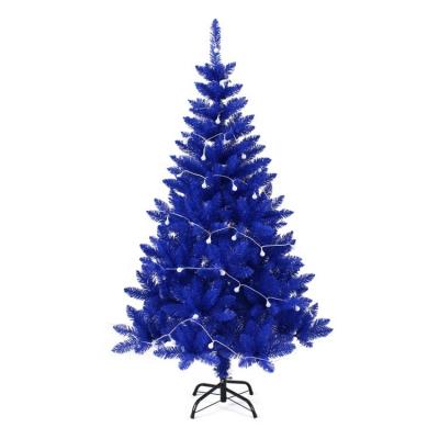 China Morden Christmas Tree with Christmas LED Light Blue Christmas Tree for sale