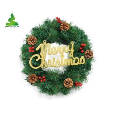 China Wholesale High Quality Artificial Christmast Ornament Christmas Style Lovely Style Rattan Door Decorative Ornaments For ? holiday/party for sale