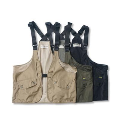 China Tactical Men's Thin Fishing Vest Anti-pilling Vest Multi-pocket Cargo Vests Summer Outdoor Safari Style Streetwear Game Vest Sleeveless for sale