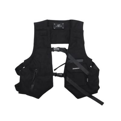 China Functional Mens Streetwear Outdoor Game Vest Buckle QUICK DRY Strap Vest Outside Wear Waterproof Men for sale