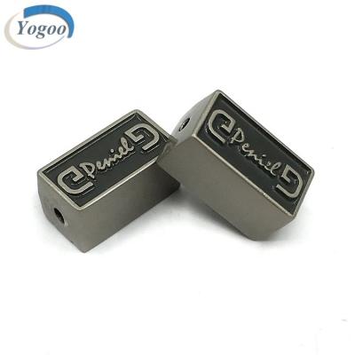 China Custom Metal Enamel Beads logo European standard eyecatcher zinc alloy for bracelet making for sale