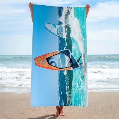 China Microfiber Beach Towel Child Safe Quick Drying Super Absorbent And Sand Free Towel for sale