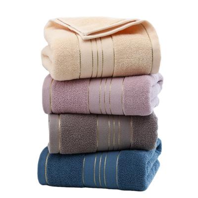 China Promotional Wholesale Child Safe Towels 100 Cotton Bath Towels Promotional Beach Towels With Custom Logo Printing Egyptian Cotton Sheets Single Bath Towel for sale