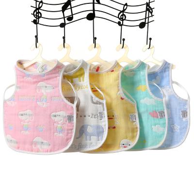 China 2022 New Design Summer Baby Cartoon Printed Belly Strap Custom Made Breathable Harmless Cotton Gauze Kids Overalls Children Clothing for sale