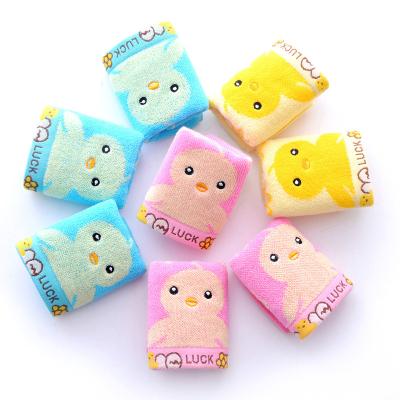 China Excellent Quality Kids Face Towel Custom Made 100% Cotton Baby Hand Towels Durable Jacquard Small Towel for sale