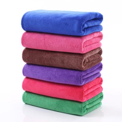 China Wholesale Colorful 35x75 Hypoallergenic Car Detailing 100% Polyester Gym Towel Cleaning Cloth Microfiber Towels for sale