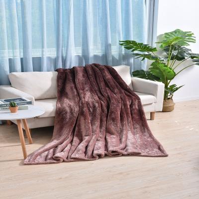 China Nontoxic ; Antistatic; PORTABLE Super Soft Fleece Flannel Throw Blankets Striped Warm Blankets Spring/Summer/Autumn/Winter Soft Blankets And Throws For Sofa for sale