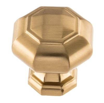 China Furniture Fitting Hardware Kitchen Brass Knob Diameter Industrial Hot Selling Mushroom Brass Knob for sale