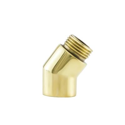 China Without diverter and hot sale good quality brass male and female 135 degree elbow shower head fittings for sale