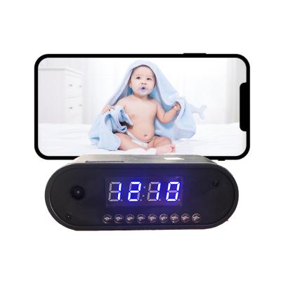 China Best Quality Monitor Mini Clock Cameras Home Security Indoor One Way Siren Tuya Baby/Pet for sale