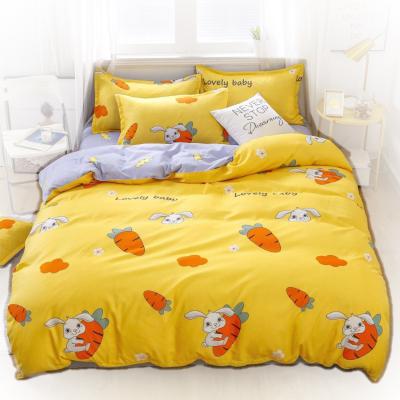 China HOPRO Multi Nondisposable Patterns King Size Wholesale Designer Custom Fabric Comforter Bedding Set for sale