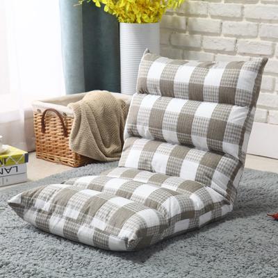 China Japanese Folding Tatami Adjustable Foldable Durable Waterproof Multi Color Floor Chair Lazy Sofa Bed for sale