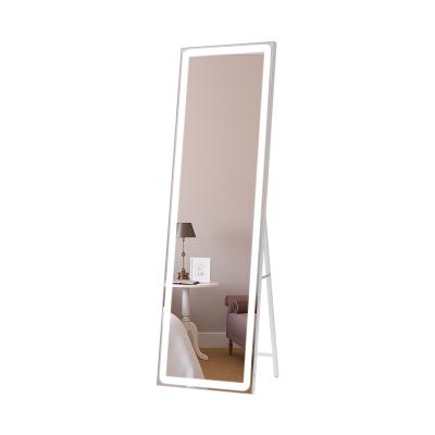 China Cheap New Custom Hopro Minimalist Large Full Body Long Floor Length Modern Rectangular Standing Dressing Decorative Mirrors for sale