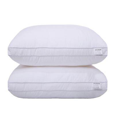 China Wholesale Adult Household Anti-static Pillow Hotel Velvet Feather Feather Velvet Hilton Pillow Double for sale