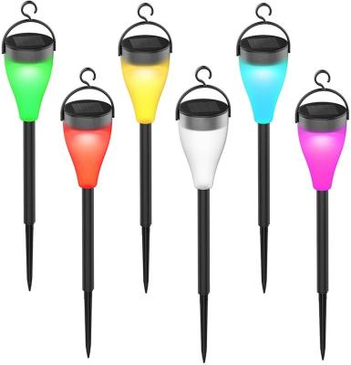 China With Handle and Stick Outdoor Waterproof Solar RGB Light Landscape LED Garden Roadside Induction Lawn Lawn Lamp Light for sale