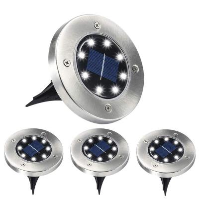 China WAREHOUSE Waterproof Solar Lawn Lights Outdoor Buried LED Path Ground Light Lamp for sale